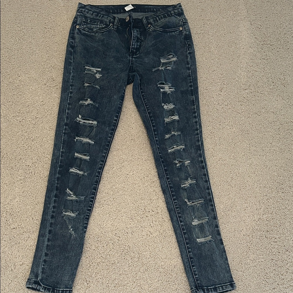 VENUS Distressed Skinny Jeans
